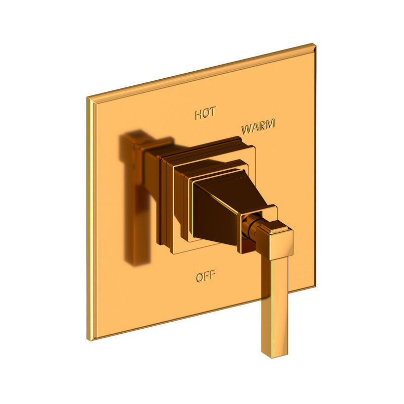 Newport Brass 4-3144BP Malvina Balanced Pressure Shower Trim Plate with Handle. Less showerhead, arm and flange.