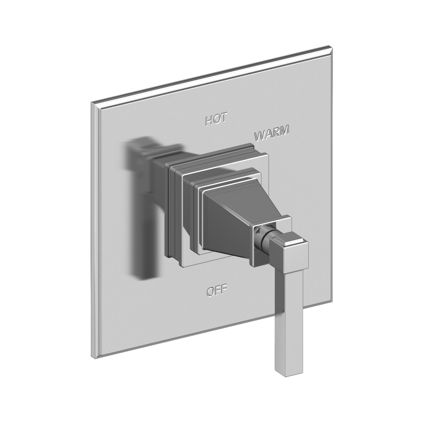 Newport Brass 4-3144BP Malvina Balanced Pressure Shower Trim Plate With Handle. Less Showerhead, Arm And Flange.
