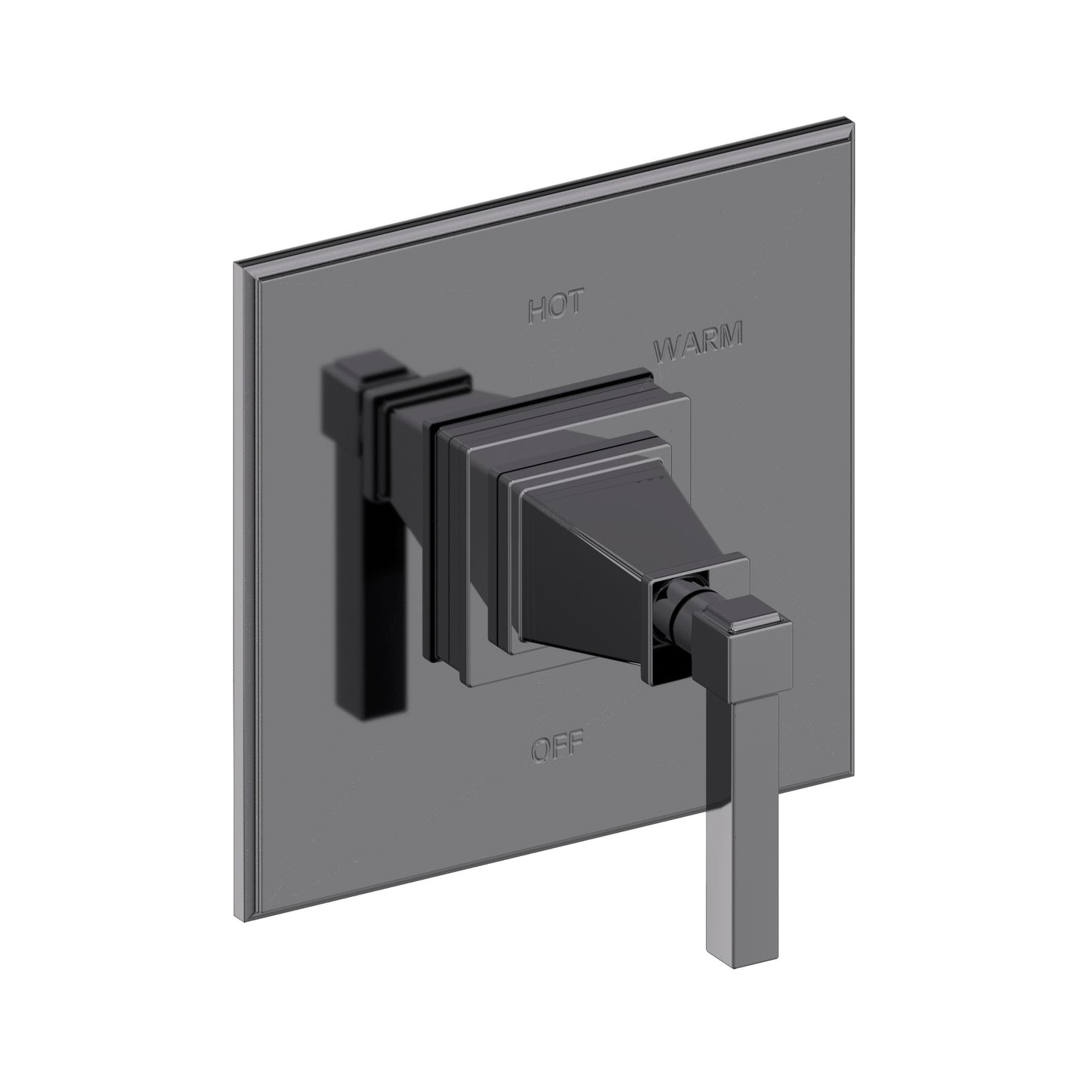 Newport Brass 4-3144BP Malvina Balanced Pressure Shower Trim Plate With Handle. Less Showerhead, Arm And Flange.
