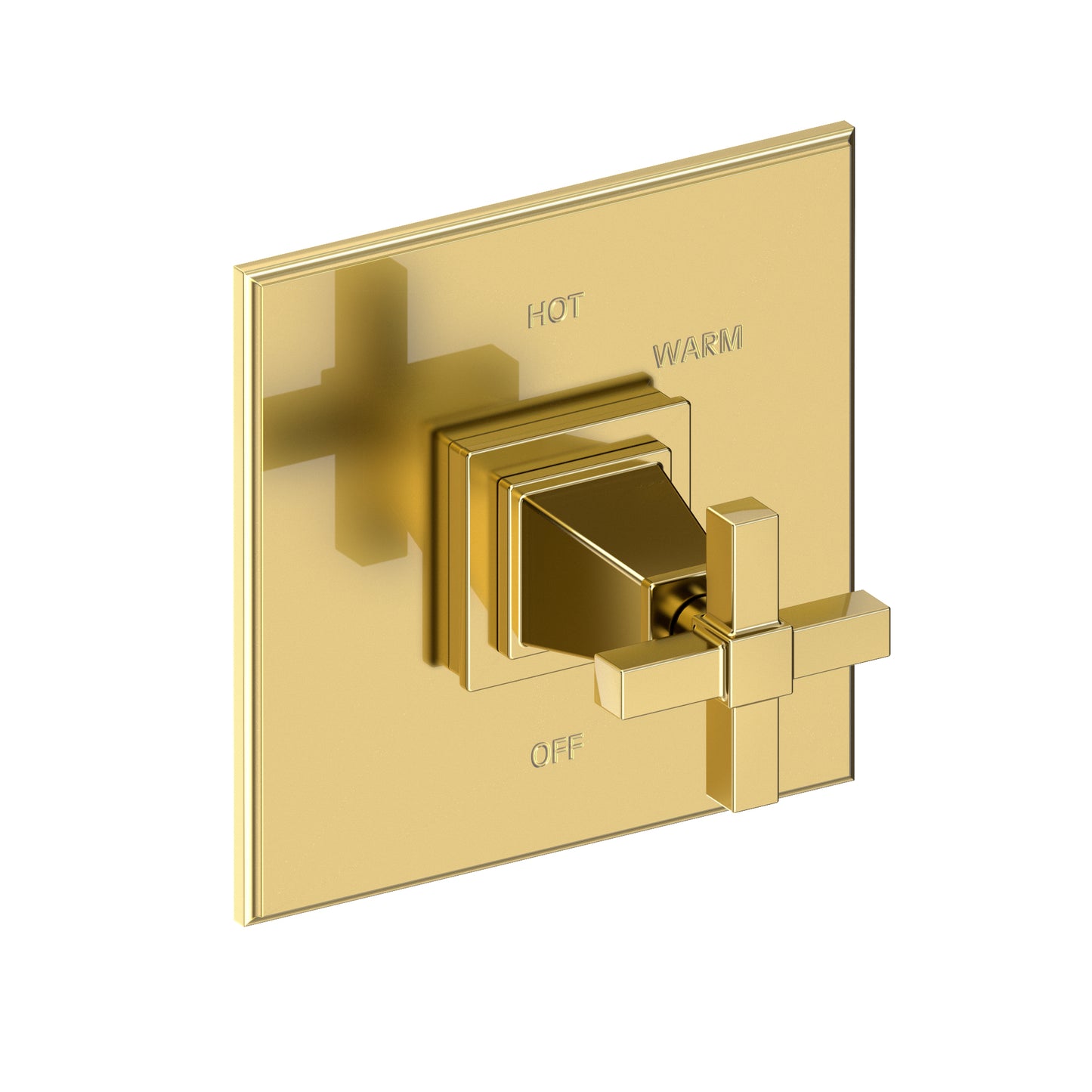 Newport Brass 4-3154BP Malvina Balanced Pressure Shower Trim Plate With Handle. Less Showerhead, Arm And Flange.
