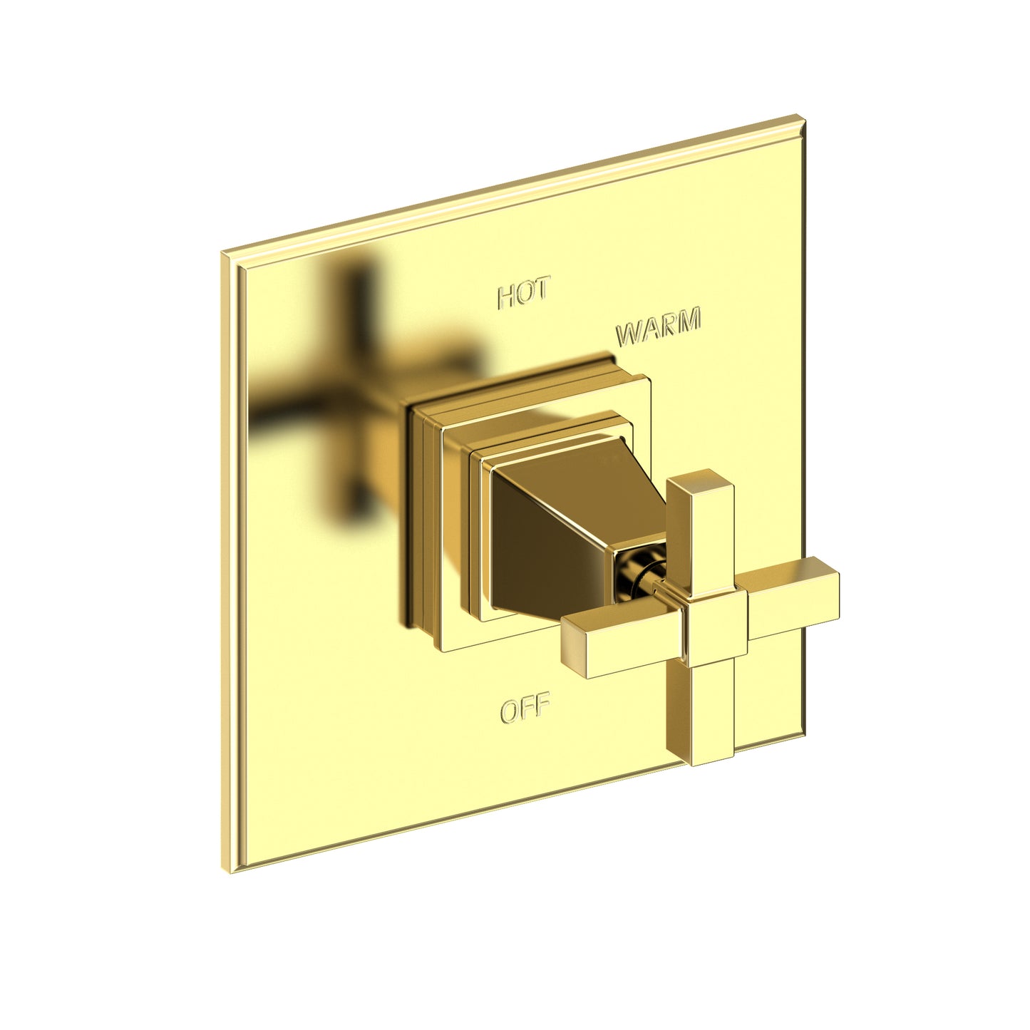 Newport Brass 4-3154BP Malvina Balanced Pressure Shower Trim Plate With Handle. Less Showerhead, Arm And Flange.