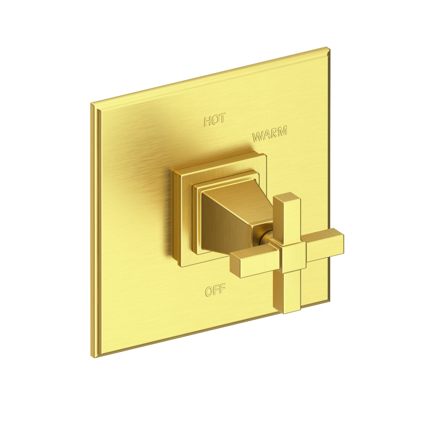 Newport Brass 4-3154BP Malvina Balanced Pressure Shower Trim Plate With Handle. Less Showerhead, Arm And Flange.