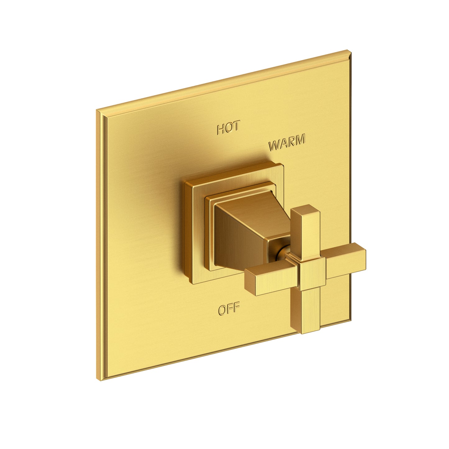 Newport Brass 4-3154BP Malvina Balanced Pressure Shower Trim Plate With Handle. Less Showerhead, Arm And Flange.