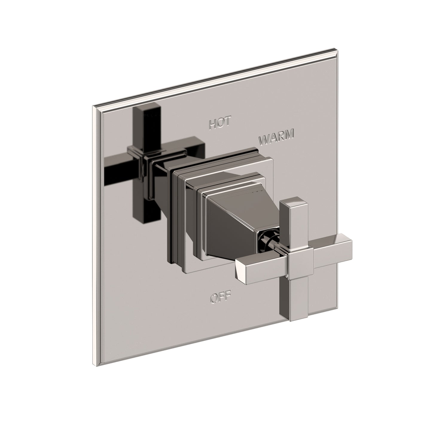 Newport Brass 4-3154BP Malvina Balanced Pressure Shower Trim Plate With Handle. Less Showerhead, Arm And Flange.