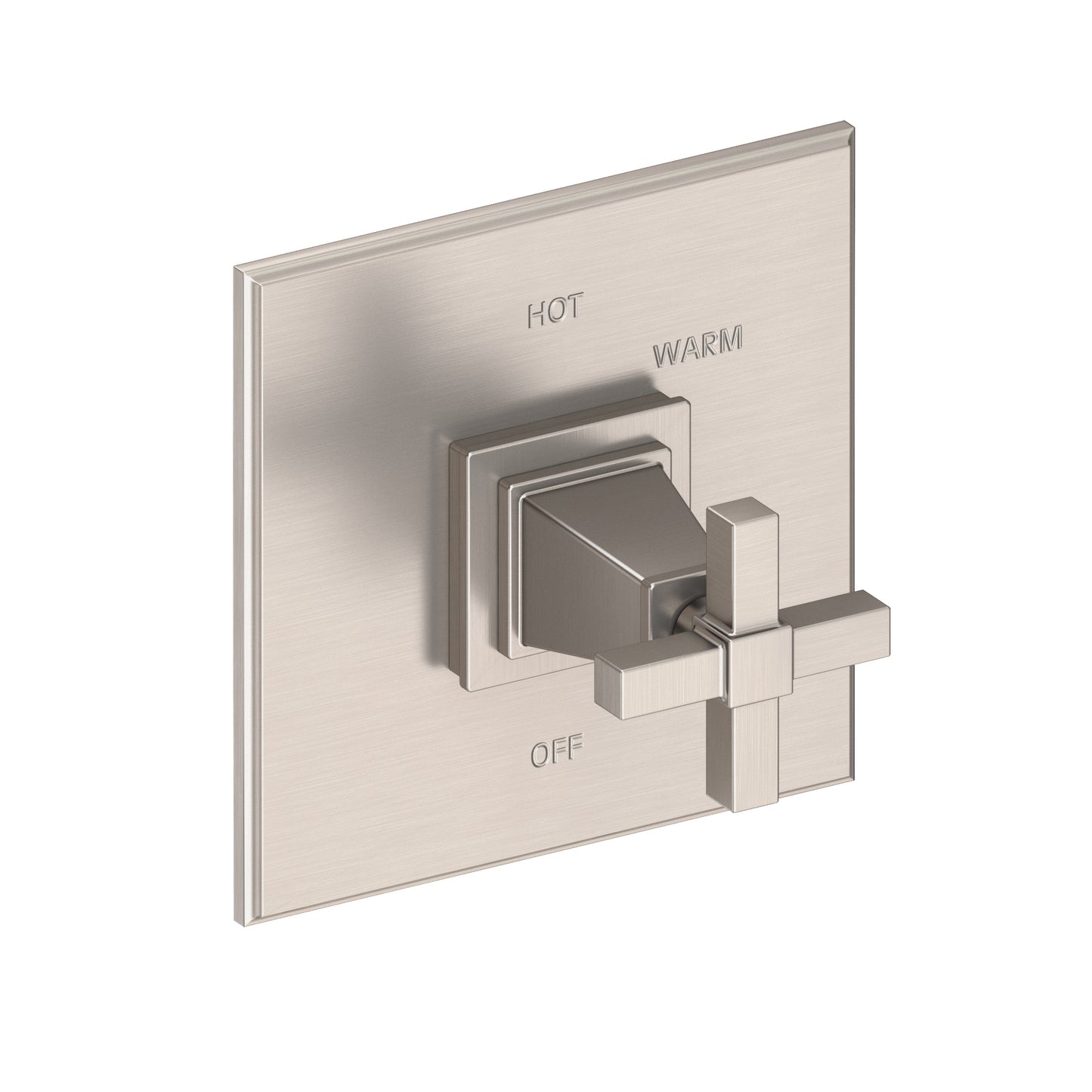 Newport Brass 4-3154BP Malvina Balanced Pressure Shower Trim Plate With Handle. Less Showerhead, Arm And Flange.