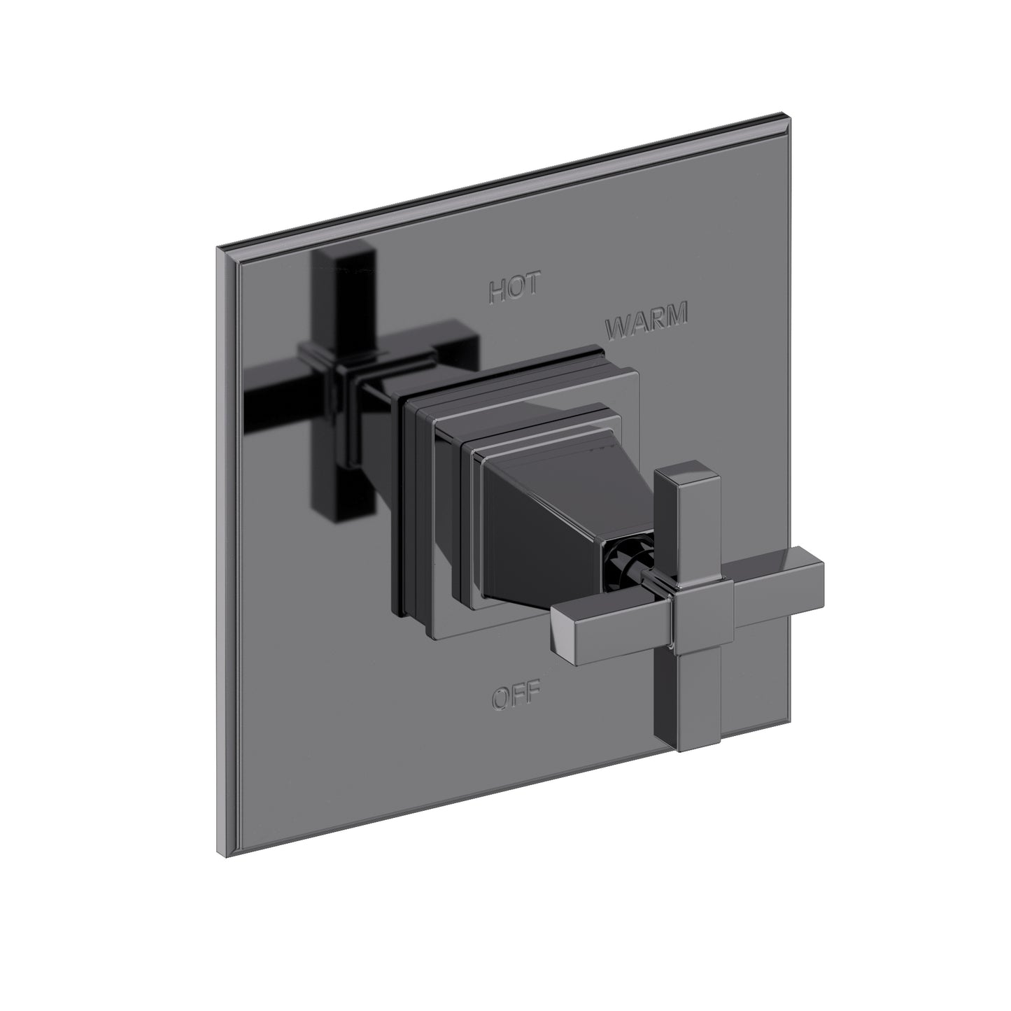 Newport Brass 4-3154BP Malvina Balanced Pressure Shower Trim Plate With Handle. Less Showerhead, Arm And Flange.