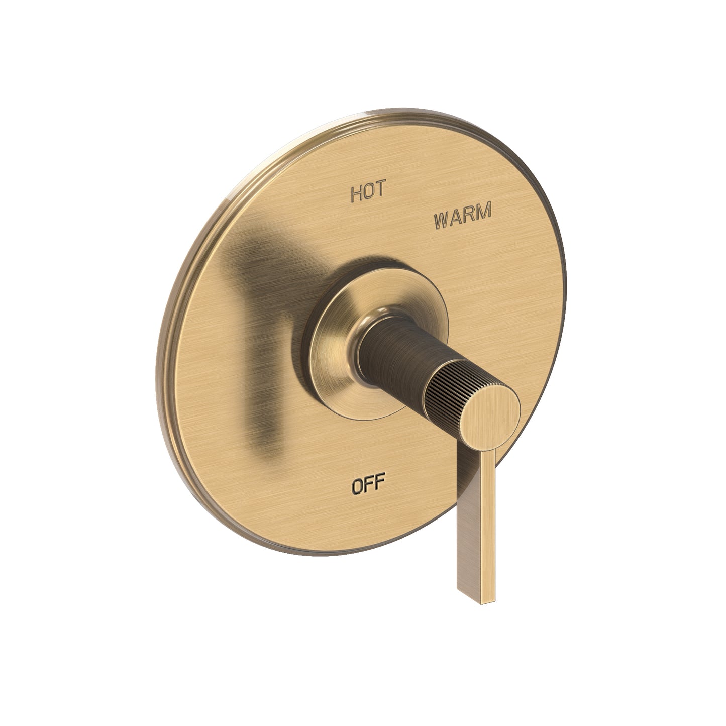 Newport Brass 4-3234BP Pardees Balanced Pressure Shower Trim Plate with Handle. Less showerhead, arm and flange.