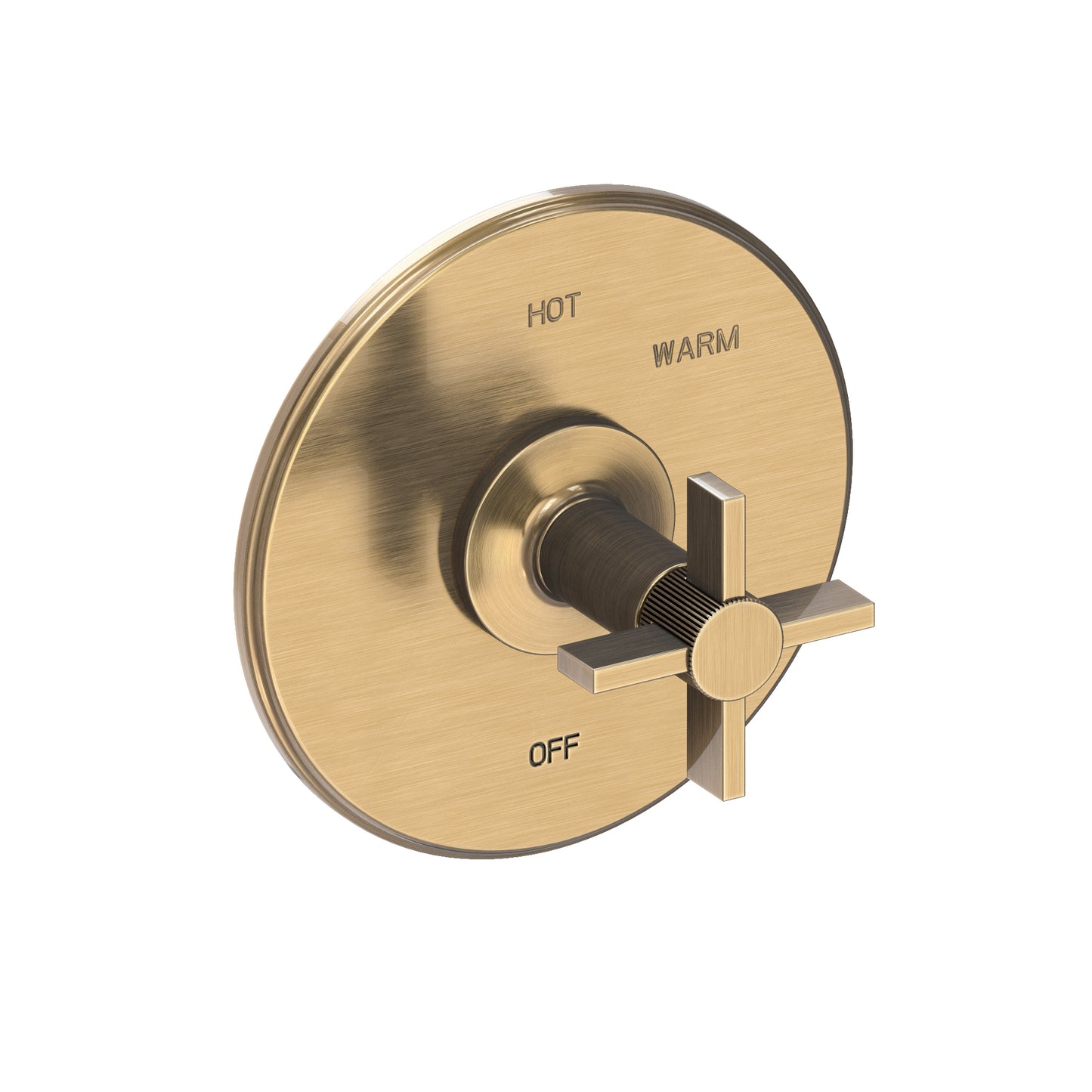 Newport Brass 4-3244BP Pardees Balanced Pressure Shower Trim Plate with Handle. Less showerhead, arm and flange.
