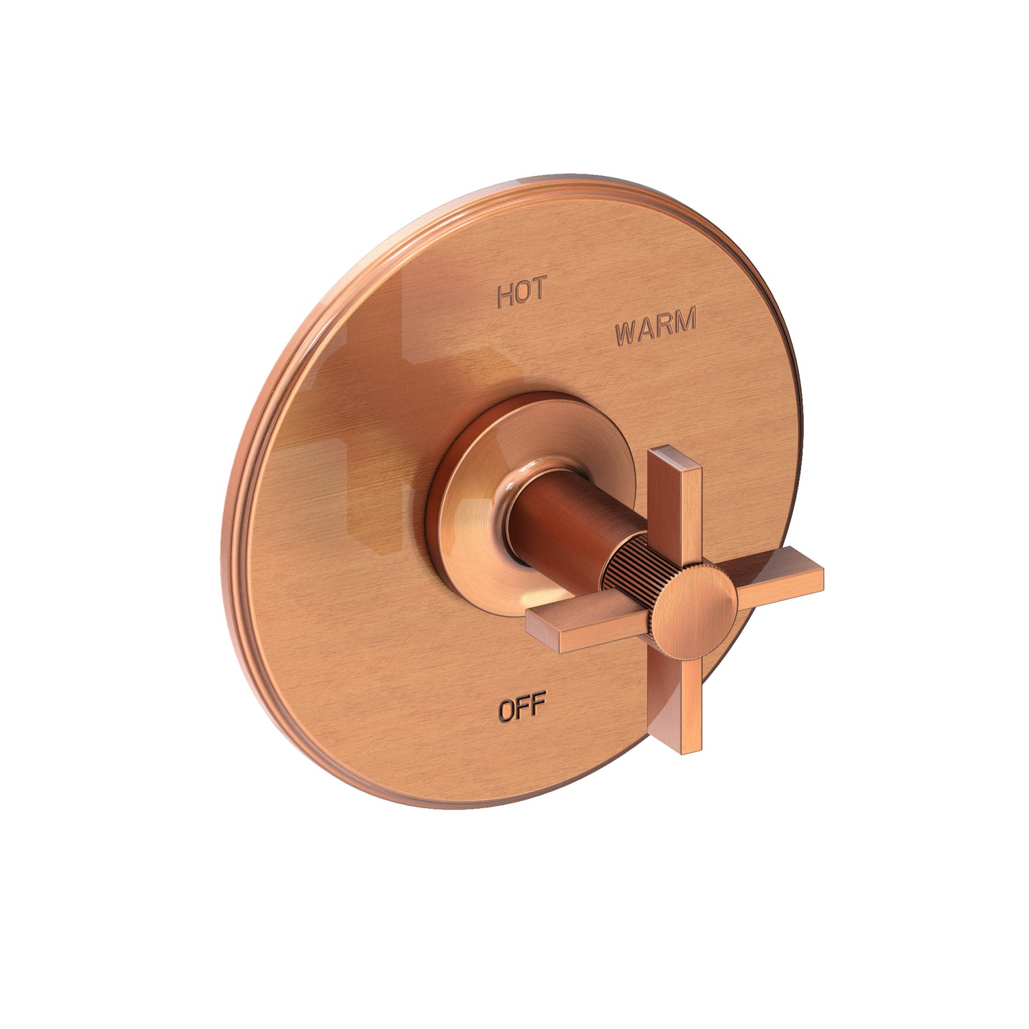 Newport Brass 4-3244BP Pardees Balanced Pressure Shower Trim Plate with Handle. Less showerhead, arm and flange.