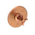 Newport Brass 4-3244BP Pardees Balanced Pressure Shower Trim Plate with Handle. Less showerhead, arm and flange.