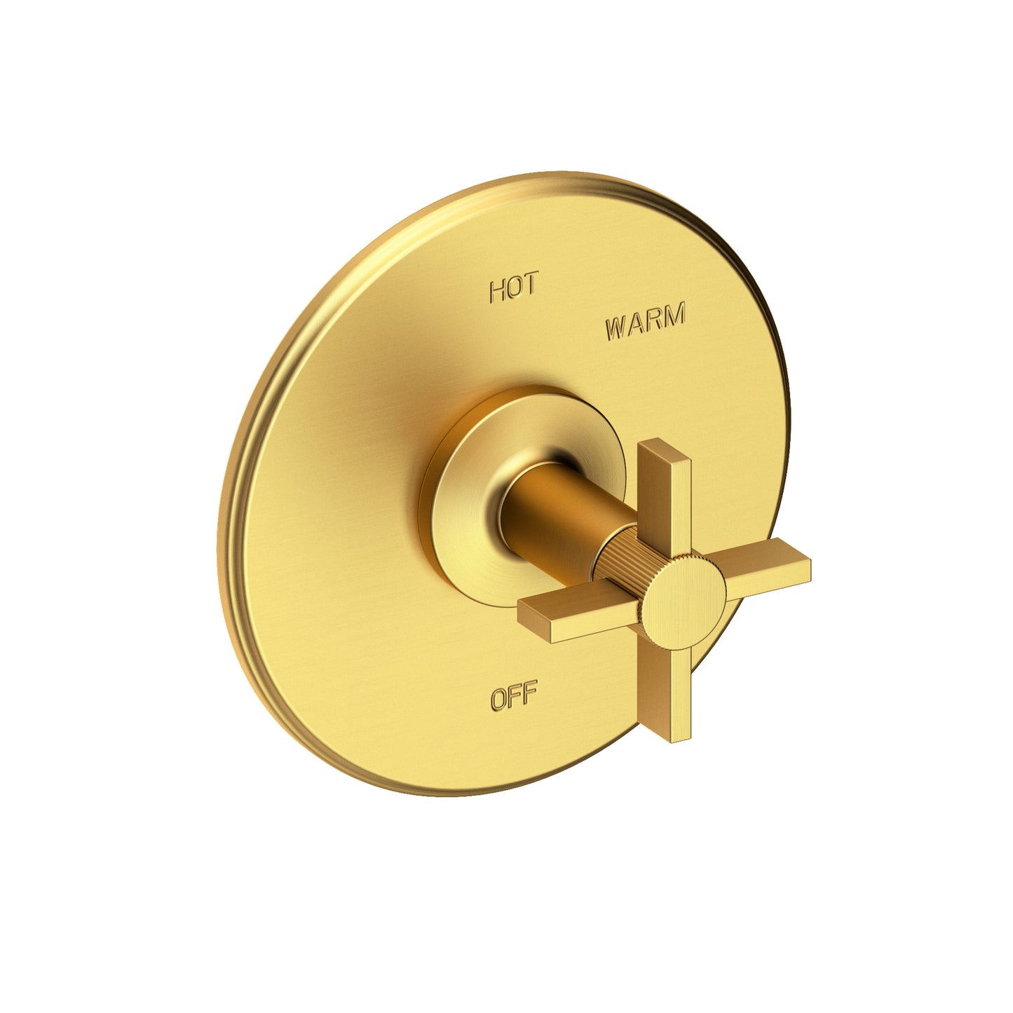 Newport Brass 4-3244BP Pardees Balanced Pressure Shower Trim Plate with Handle. Less showerhead, arm and flange.