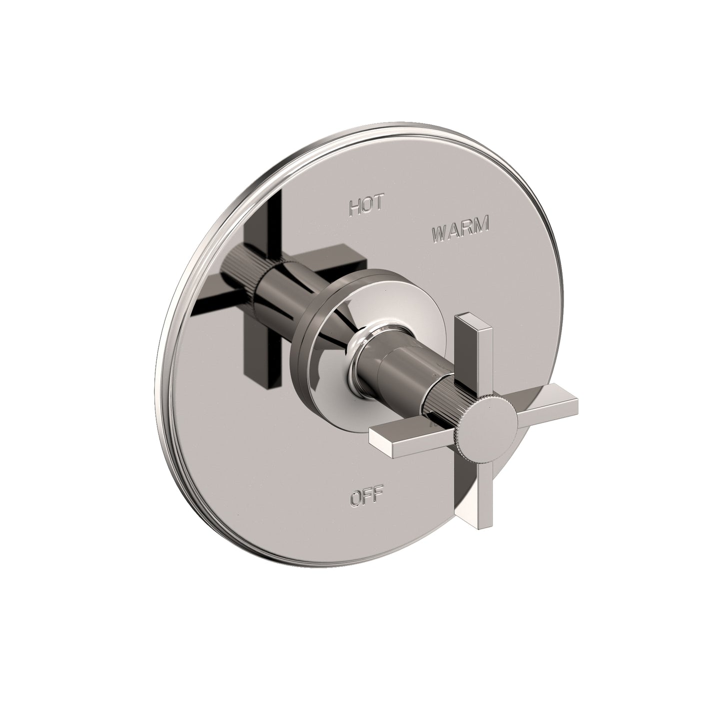 Newport Brass 4-3244BP Pardees Balanced Pressure Shower Trim Plate with Handle. Less showerhead, arm and flange.