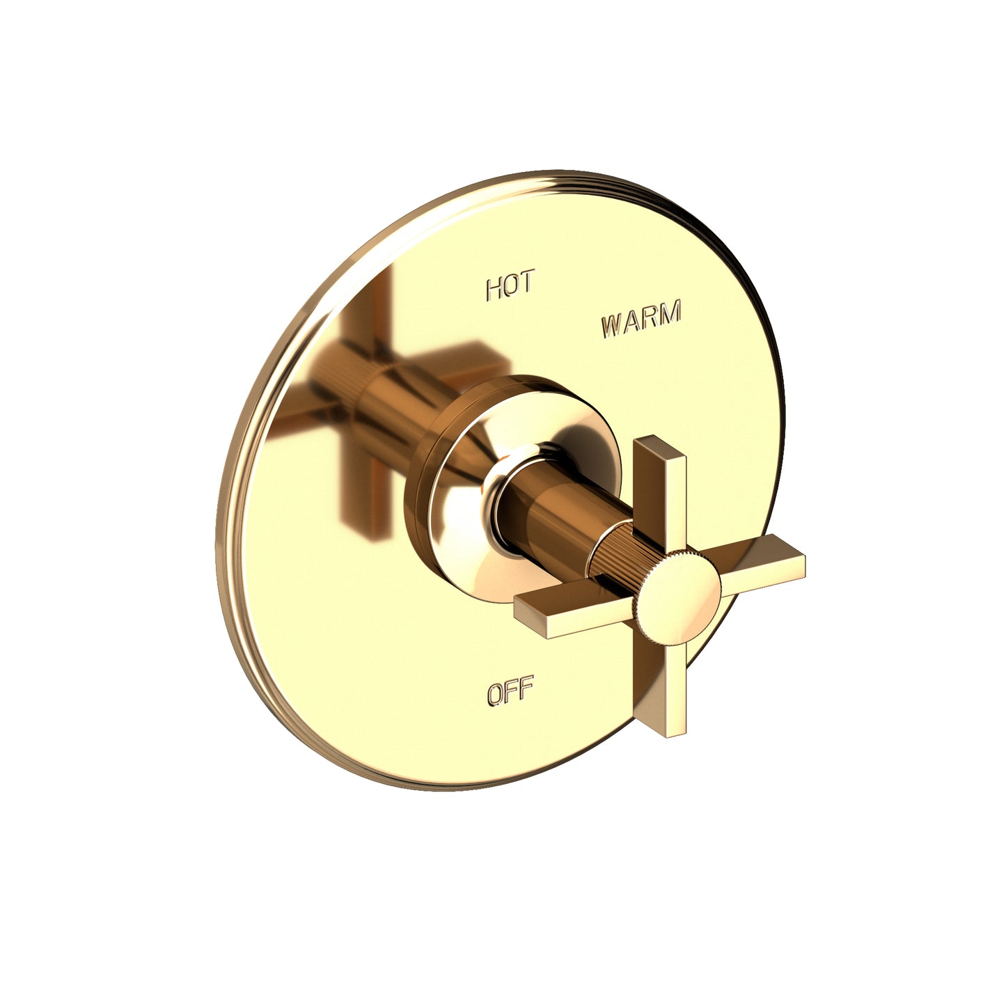 Newport Brass 4-3244BP Pardees Balanced Pressure Shower Trim Plate with Handle. Less showerhead, arm and flange.