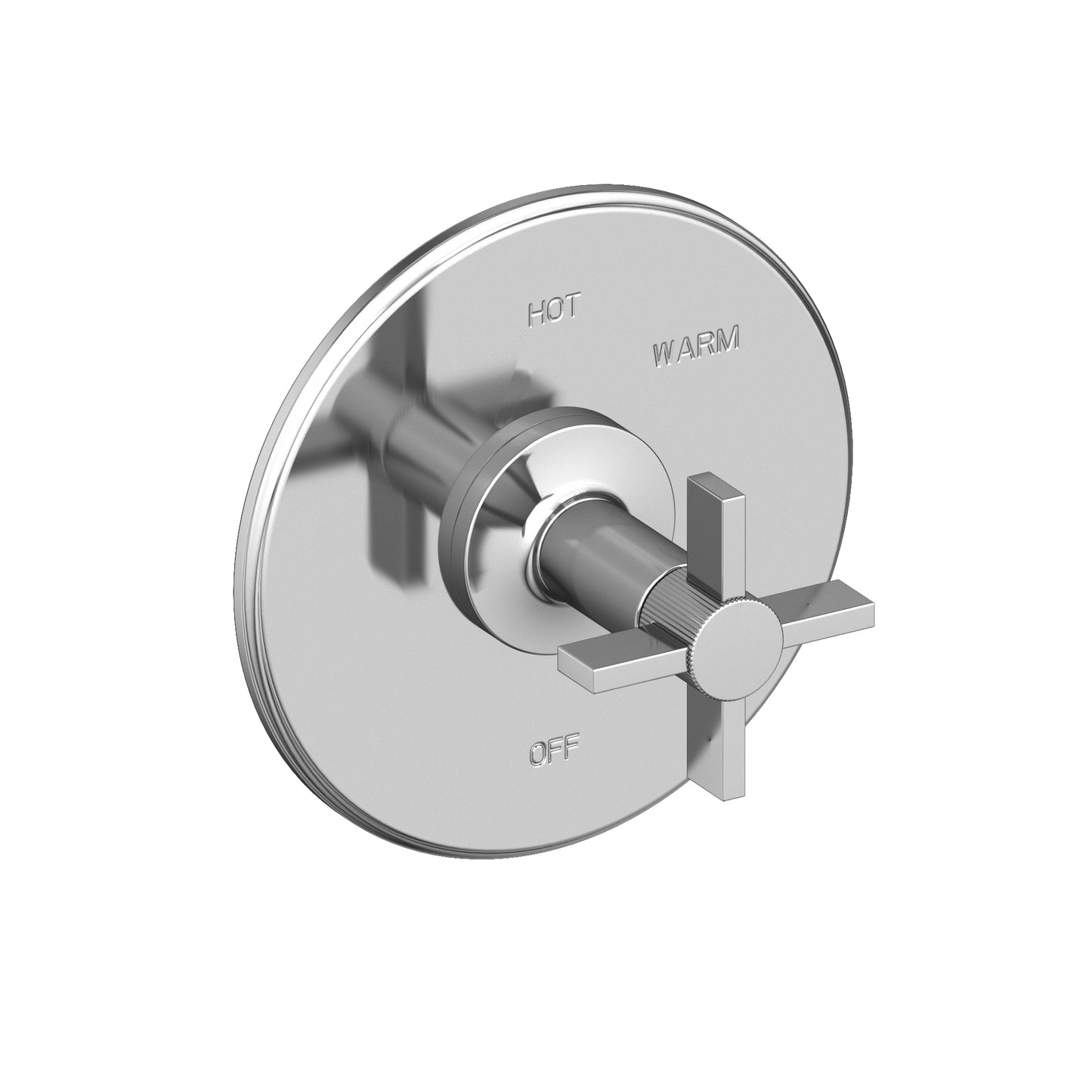 Newport Brass 4-3244BP Pardees Balanced Pressure Shower Trim Plate with Handle. Less showerhead, arm and flange.