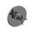 Newport Brass 4-3244BP Pardees Balanced Pressure Shower Trim Plate with Handle. Less showerhead, arm and flange.