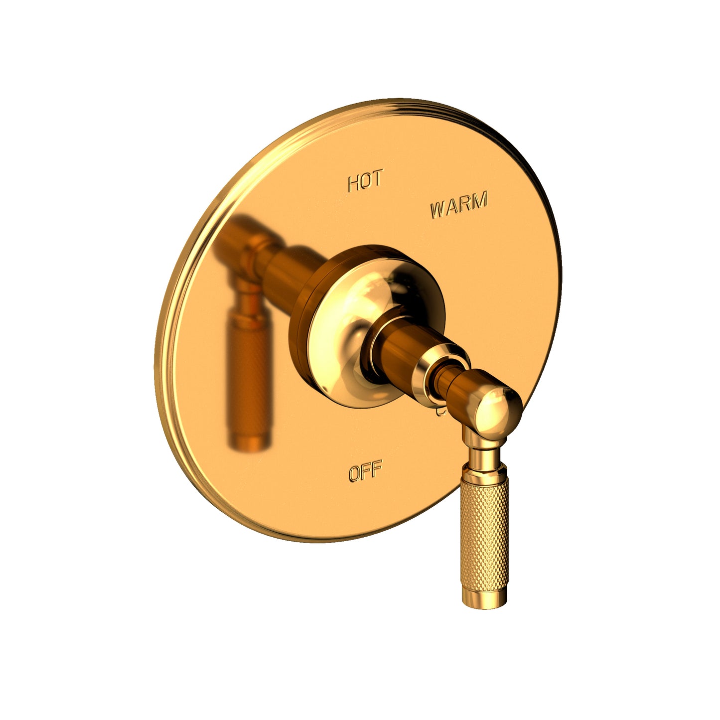 Newport Brass 4-3254BP Clemens Balanced Pressure Shower Trim Plate With Handle. Less Showerhead, Arm And Flange.