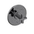 Newport Brass 4-3284BP Griffey Balanced Pressure Shower Trim Plate with Handle. Less showerhead, arm and flange.