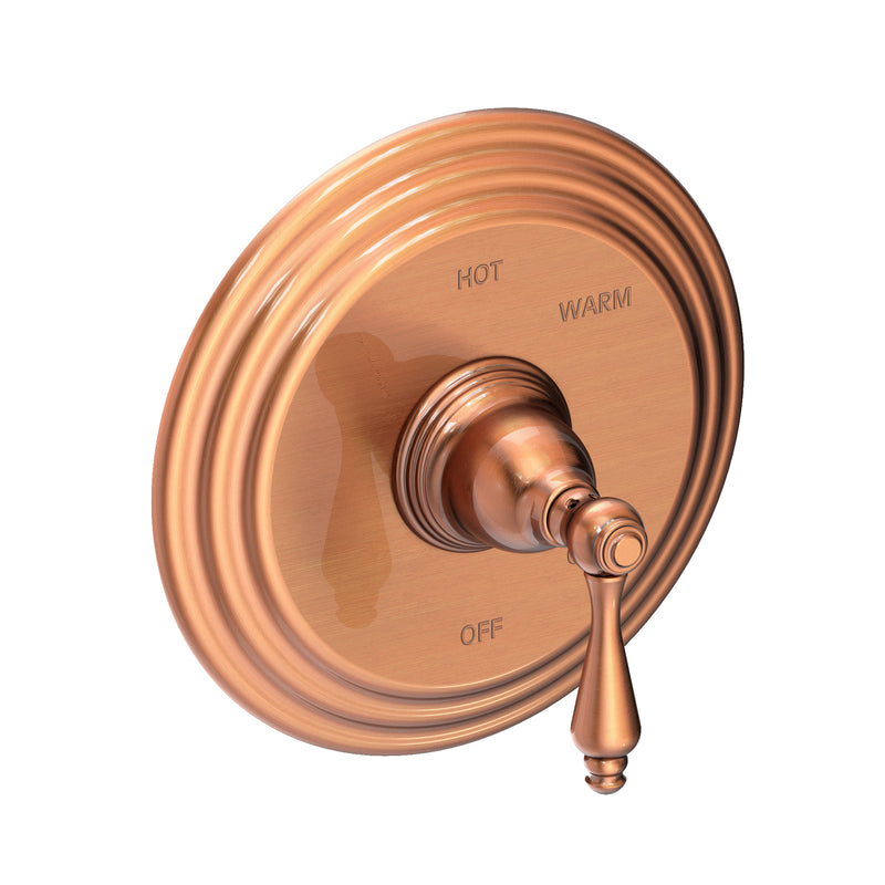 Newport Brass 4-854BP Seaport Balanced Pressure Shower Trim Plate with Handle. Less showerhead, arm and flange.