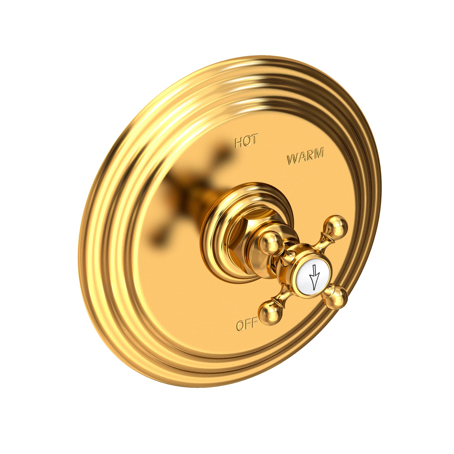 Newport Brass 4-924BP Astor Balanced Pressure Shower Trim Plate With Handle. Less Showerhead, Arm And Flange.