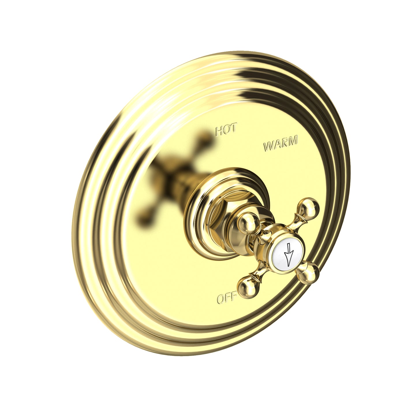 Newport Brass 4-924BP Astor Balanced Pressure Shower Trim Plate With Handle. Less Showerhead, Arm And Flange.