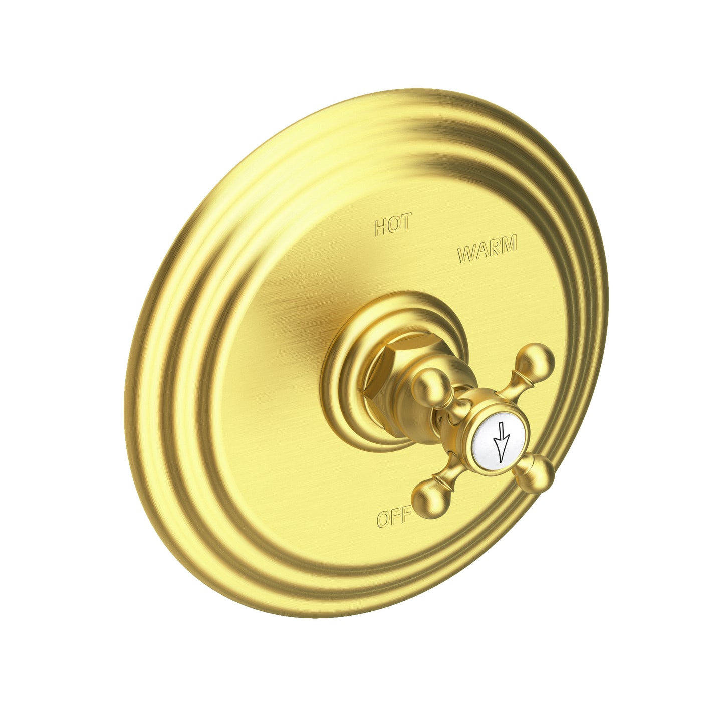 Newport Brass 4-924BP Astor Balanced Pressure Shower Trim Plate With Handle. Less Showerhead, Arm And Flange.