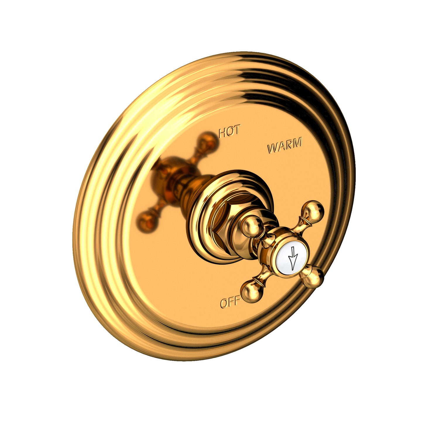 Newport Brass 4-924BP Astor Balanced Pressure Shower Trim Plate With Handle. Less Showerhead, Arm And Flange.
