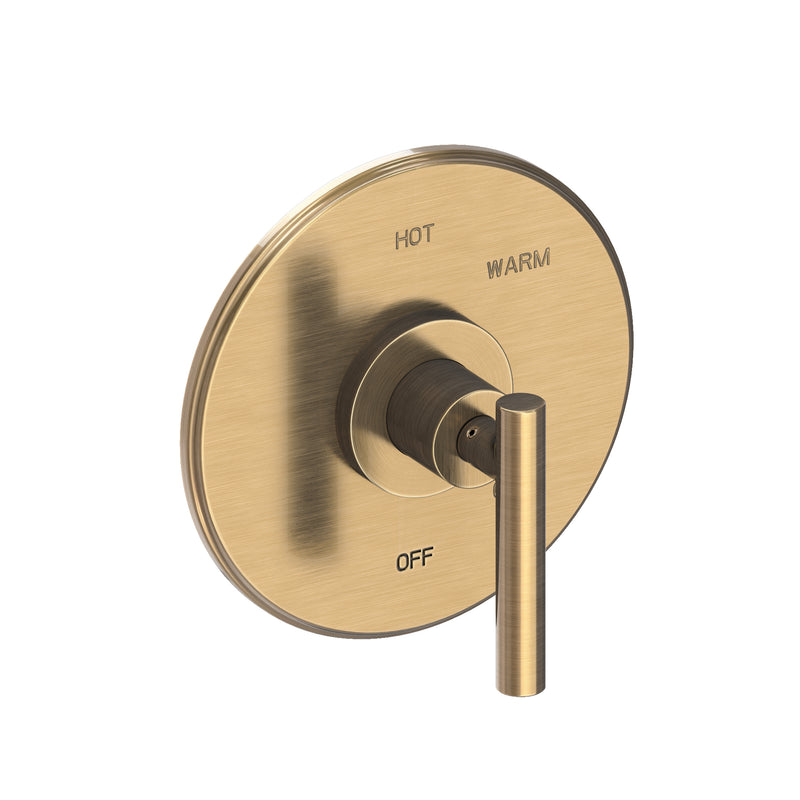 Newport Brass 4-994LBP East Linear Balanced Pressure Shower Trim Plate with Handle. Less showerhead, arm and flange.
