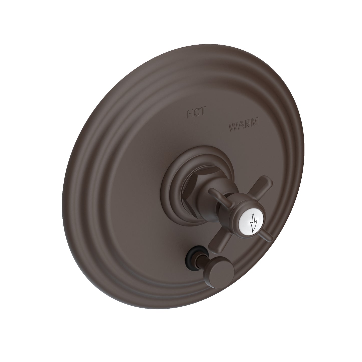 Newport Brass 5-1002BP Fairfield Balanced Pressure Tub & Shower Diverter Plate With Handle