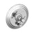 Newport Brass 5-1002BP Fairfield Balanced Pressure Tub & Shower Diverter Plate With Handle