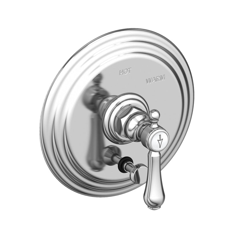 Newport Brass 5-1032BP Chesterfield Balanced Pressure Tub & Shower Diverter Plate with Handle. Less Showerhead, arm and flange.