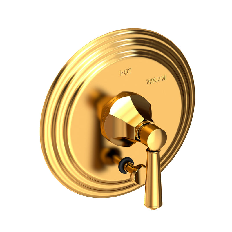 Newport Brass 5-1202BP Metropole Balanced Pressure Tub & Shower Diverter Plate with Handle. Less Showerhead, arm and flange.