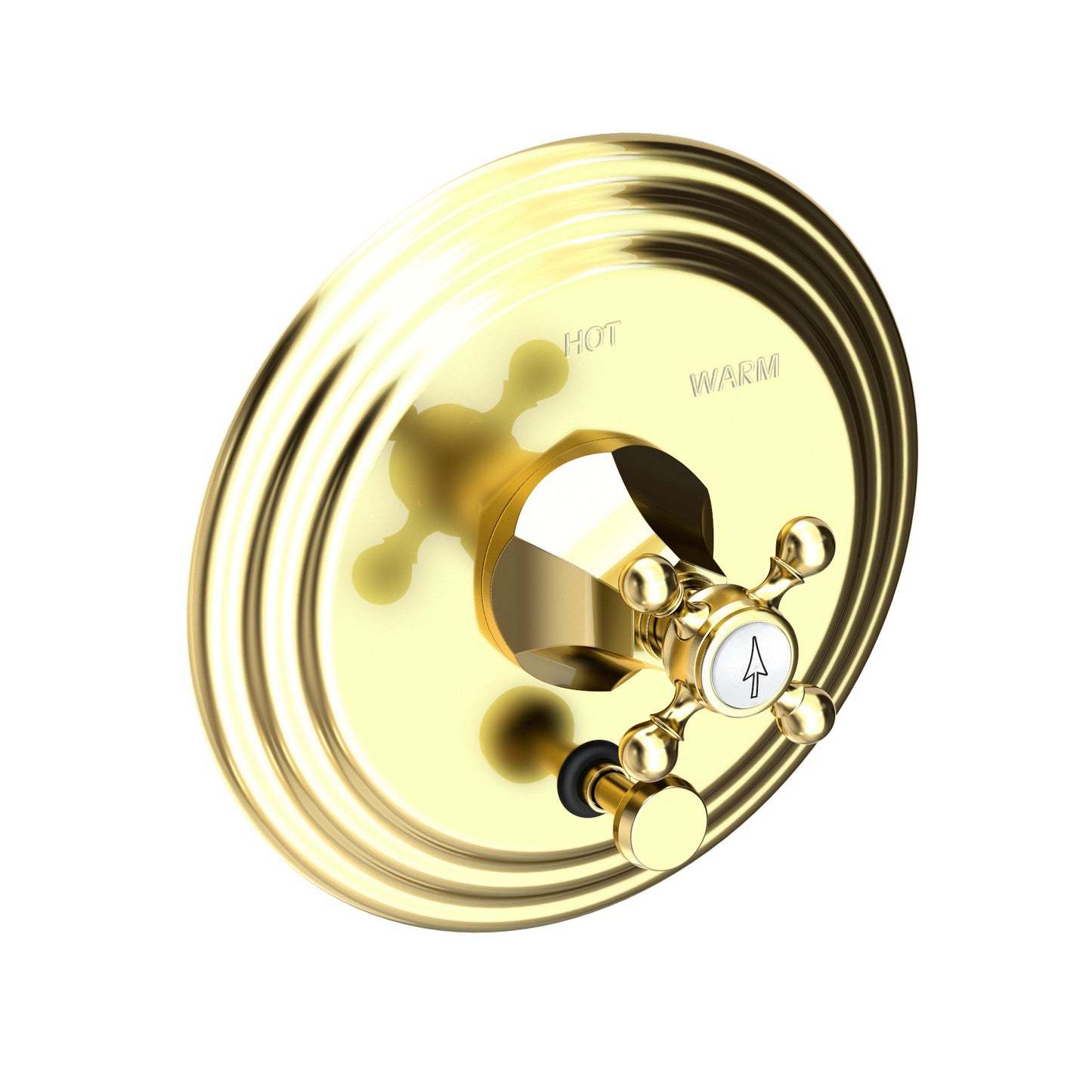 Newport Brass 5-1222BP Metropole Balanced Pressure Tub & Shower Diverter Plate With Handle