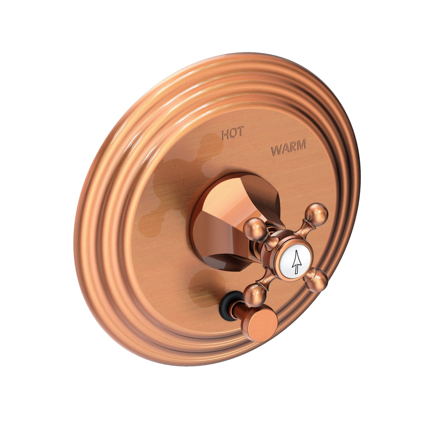 Newport Brass 5-1222BP Metropole Balanced Pressure Tub & Shower Diverter Plate With Handle
