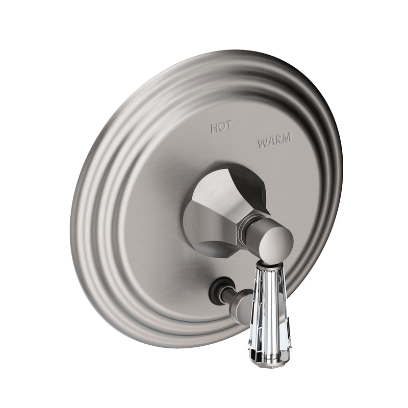 Newport Brass 5-1232BP Metropole Balanced Pressure Tub & Shower Diverter Plate with Handle. Less Showerhead, arm and flange.
