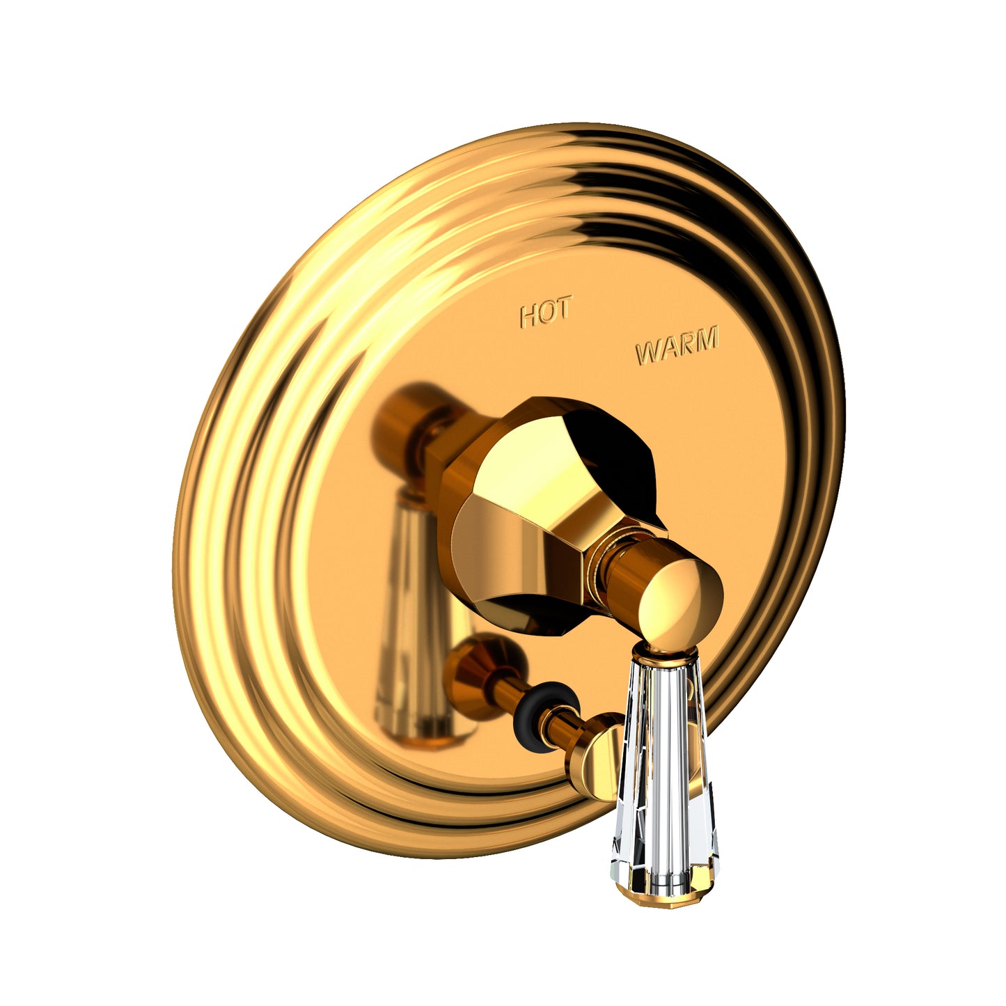 Newport Brass 5-1232BP Metropole Balanced Pressure Tub & Shower Diverter Plate With Handle