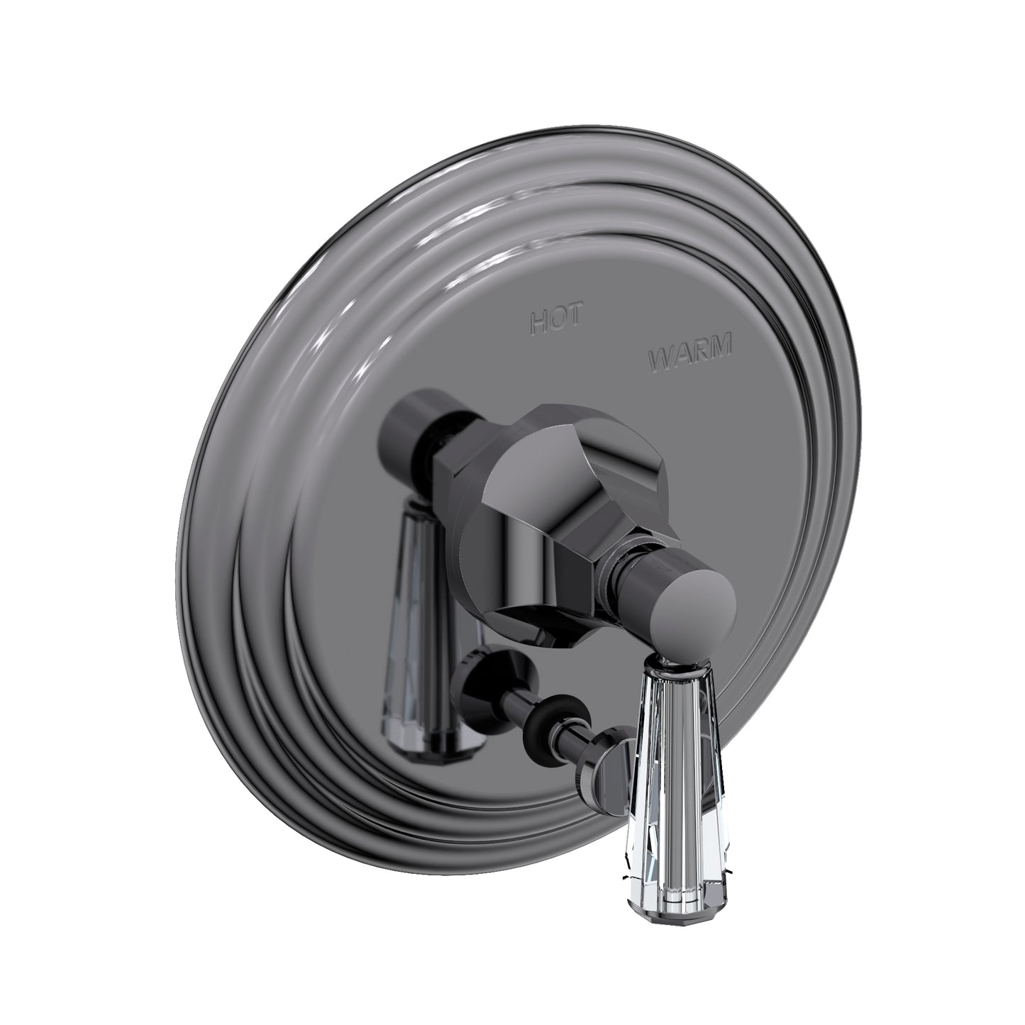 Newport Brass 5-1232BP Metropole Balanced Pressure Tub & Shower Diverter Plate With Handle