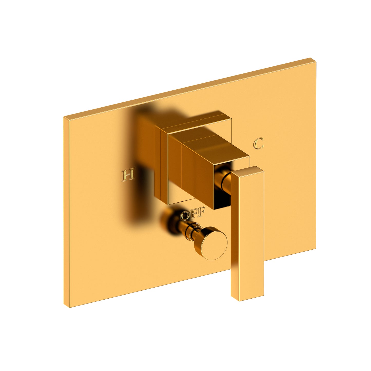 Newport Brass 5-2042BP Secant Balanced Pressure Tub & Shower Diverter Plate with Handle. Less Showerhead, arm and flange.