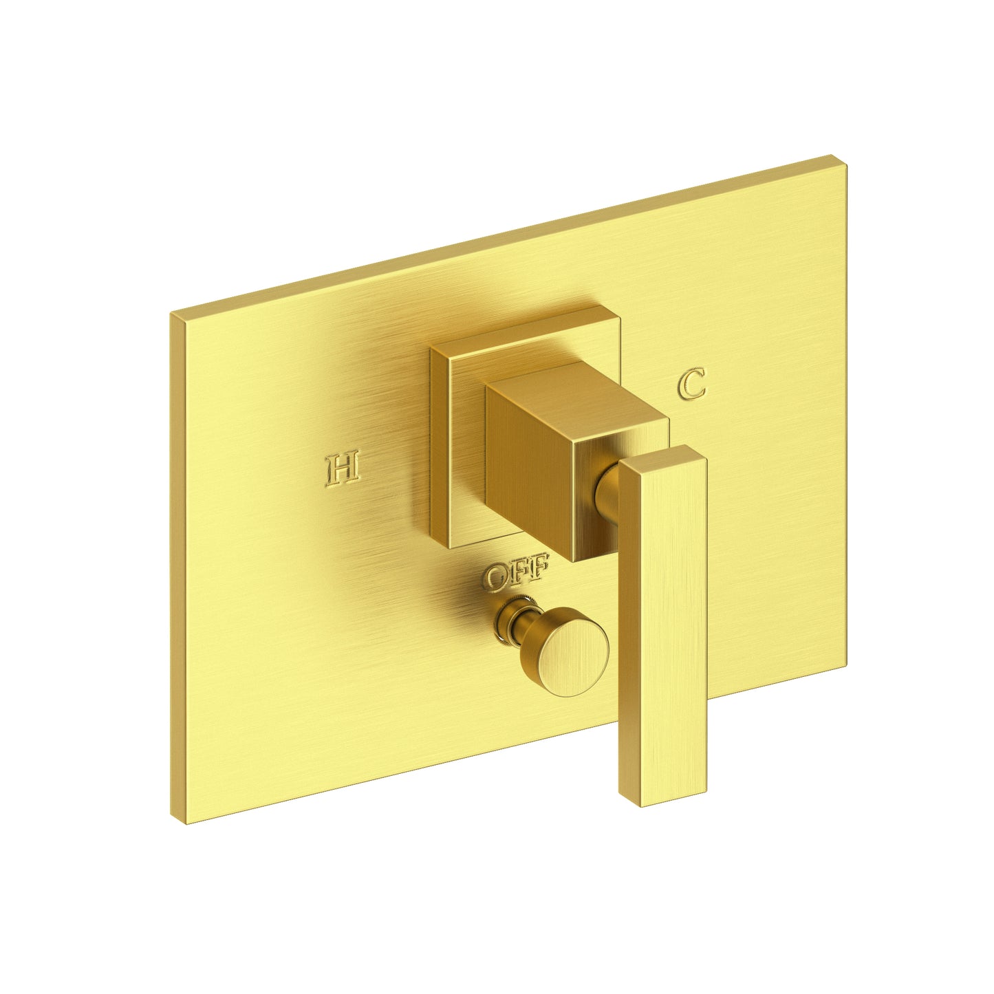 Newport Brass 5-2042BP Secant Balanced Pressure Tub & Shower Diverter Plate with Handle. Less Showerhead, arm and flange.