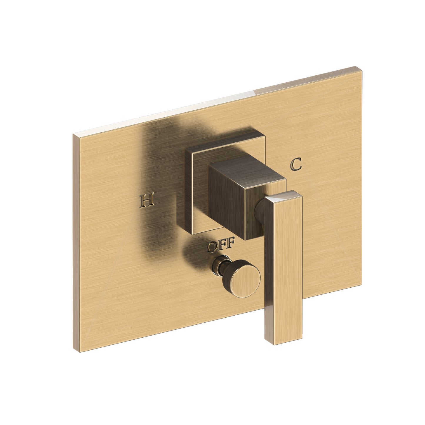 Newport Brass 5-2042BP Secant Balanced Pressure Tub & Shower Diverter Plate with Handle. Less Showerhead, arm and flange.