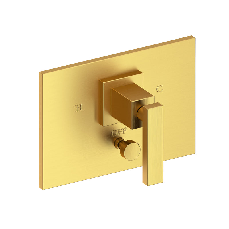 Newport Brass 5-2042BP Secant Balanced Pressure Tub & Shower Diverter Plate with Handle. Less Showerhead, arm and flange.