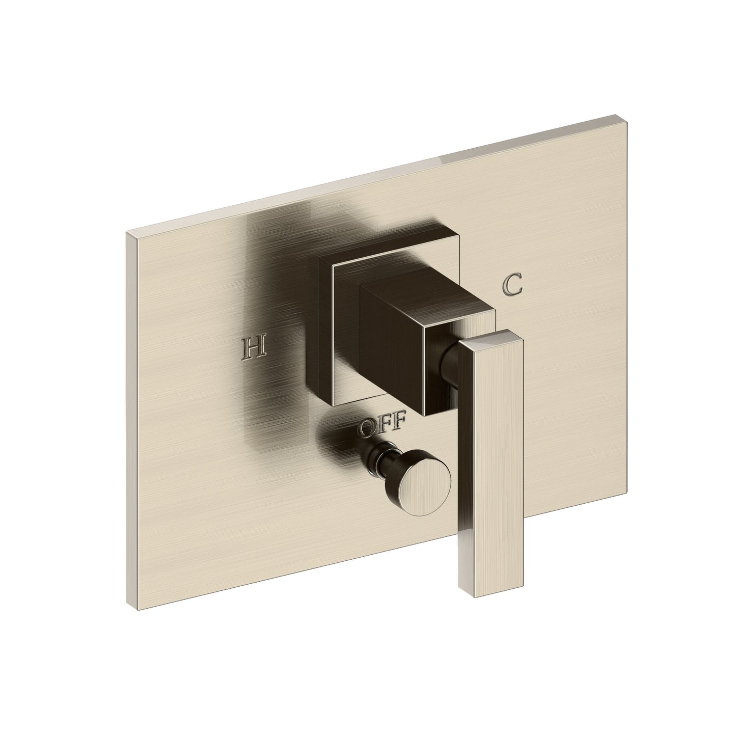 Newport Brass 5-2042BP Secant Balanced Pressure Tub & Shower Diverter Plate with Handle. Less Showerhead, arm and flange.