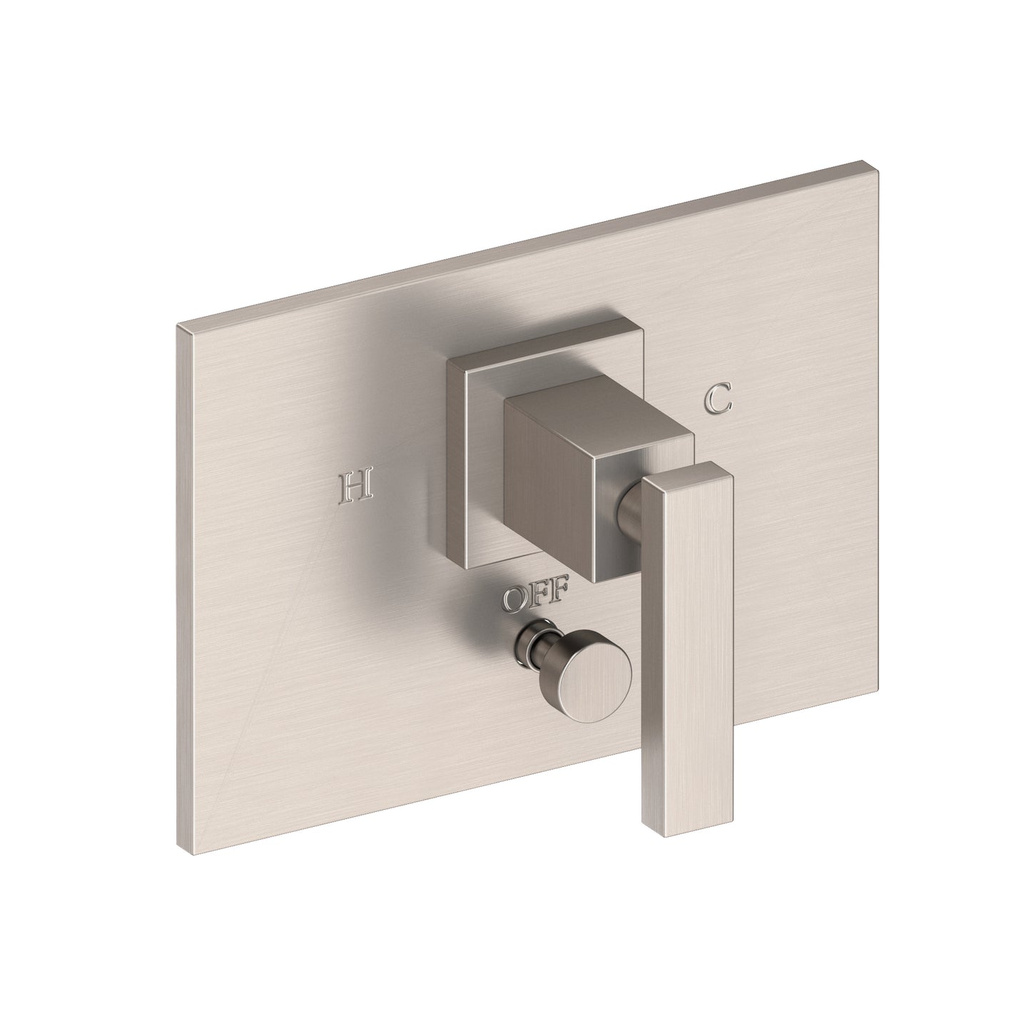 Newport Brass 5-2042BP Secant Balanced Pressure Tub & Shower Diverter Plate with Handle. Less Showerhead, arm and flange.