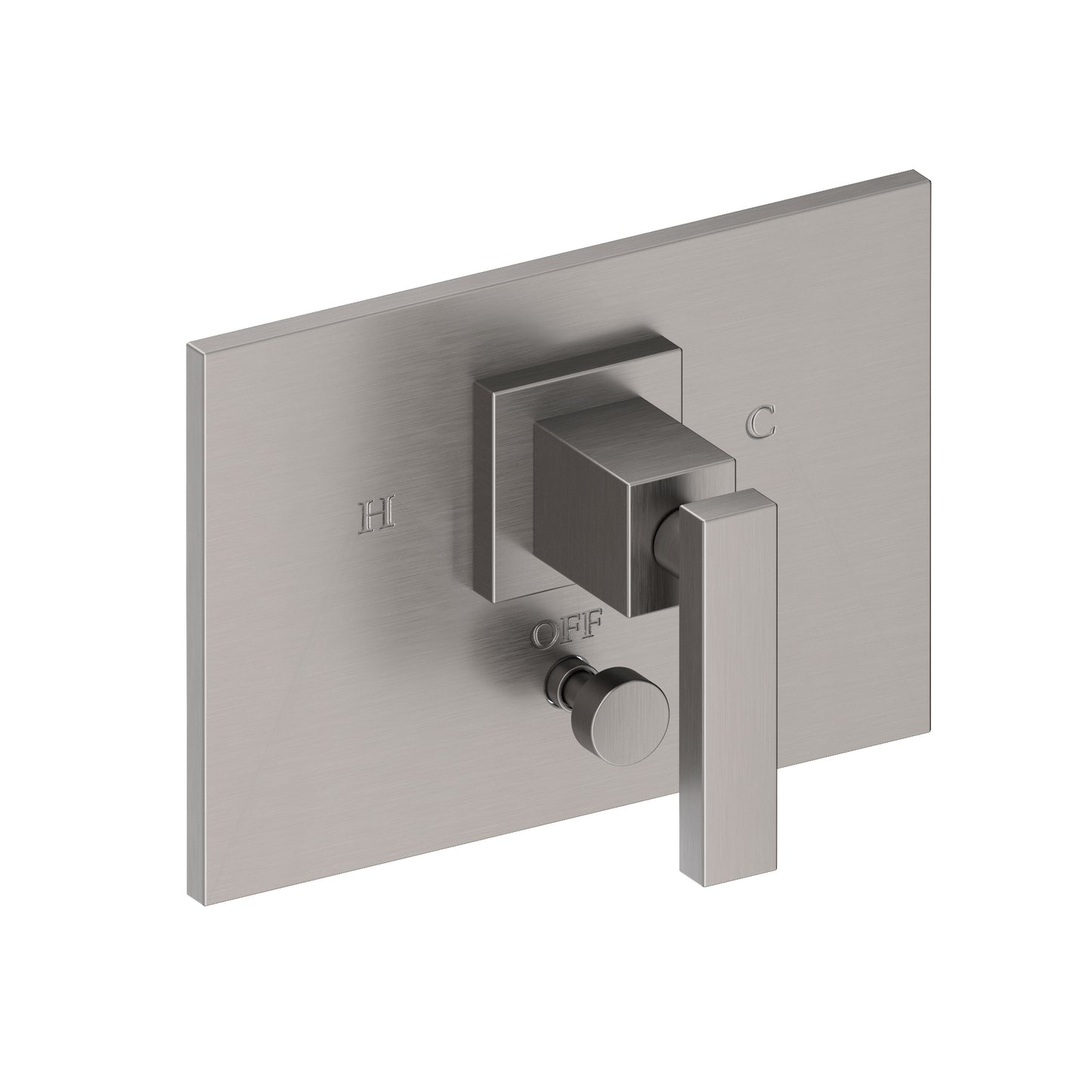Newport Brass 5-2042BP Secant Balanced Pressure Tub & Shower Diverter Plate with Handle. Less Showerhead, arm and flange.