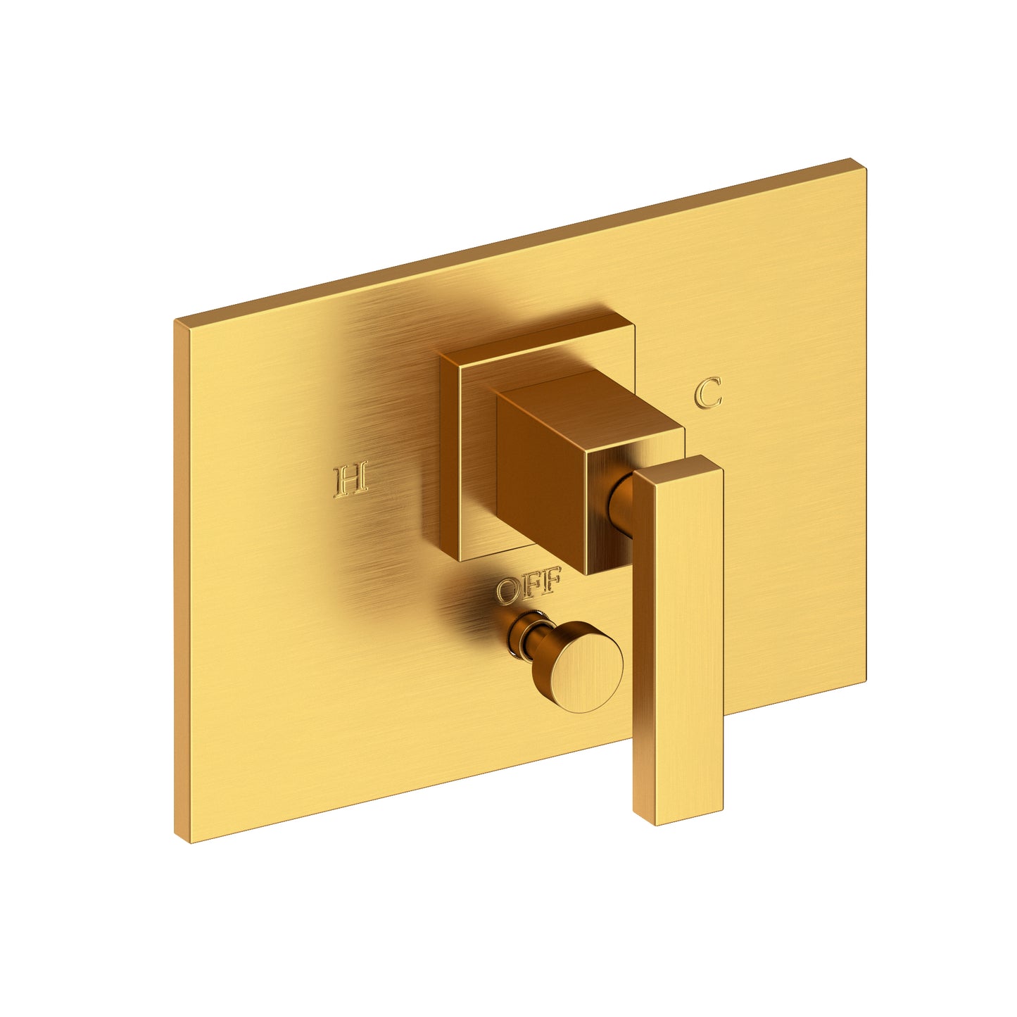 Newport Brass 5-2042BP Secant Balanced Pressure Tub & Shower Diverter Plate with Handle. Less Showerhead, arm and flange.