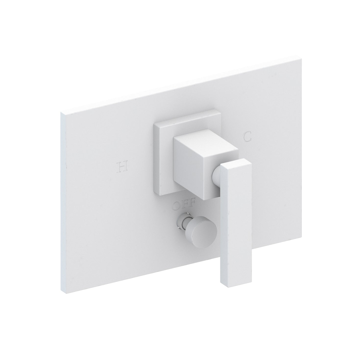Newport Brass 5-2042BP Secant Balanced Pressure Tub & Shower Diverter Plate with Handle. Less Showerhead, arm and flange.