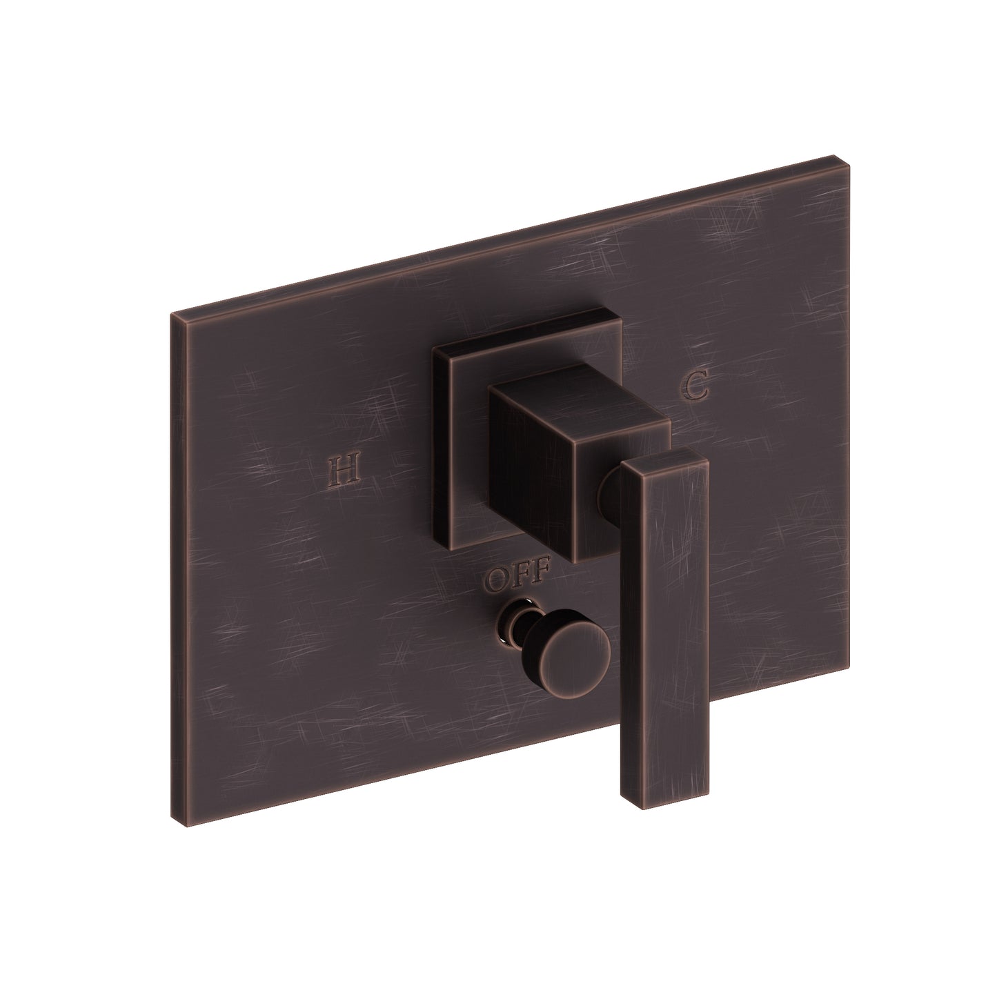 Newport Brass 5-2042BP Secant Balanced Pressure Tub & Shower Diverter Plate with Handle. Less Showerhead, arm and flange.