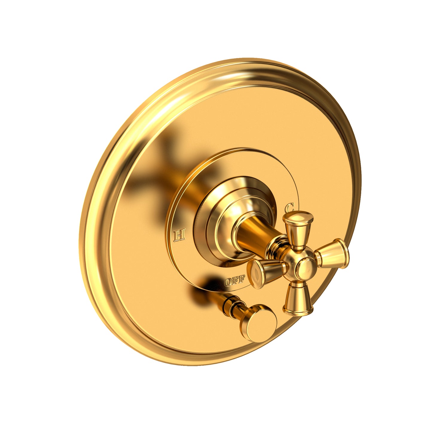 Newport Brass 5-2402BP Aylesbury Balanced Pressure Tub & Shower Diverter Plate With Handle