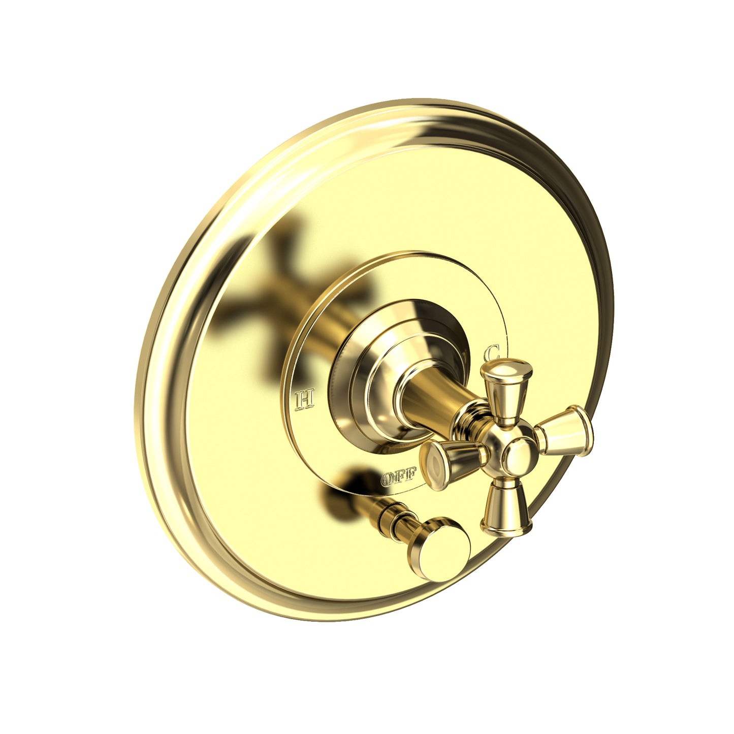 Newport Brass 5-2402BP Aylesbury Balanced Pressure Tub & Shower Diverter Plate With Handle