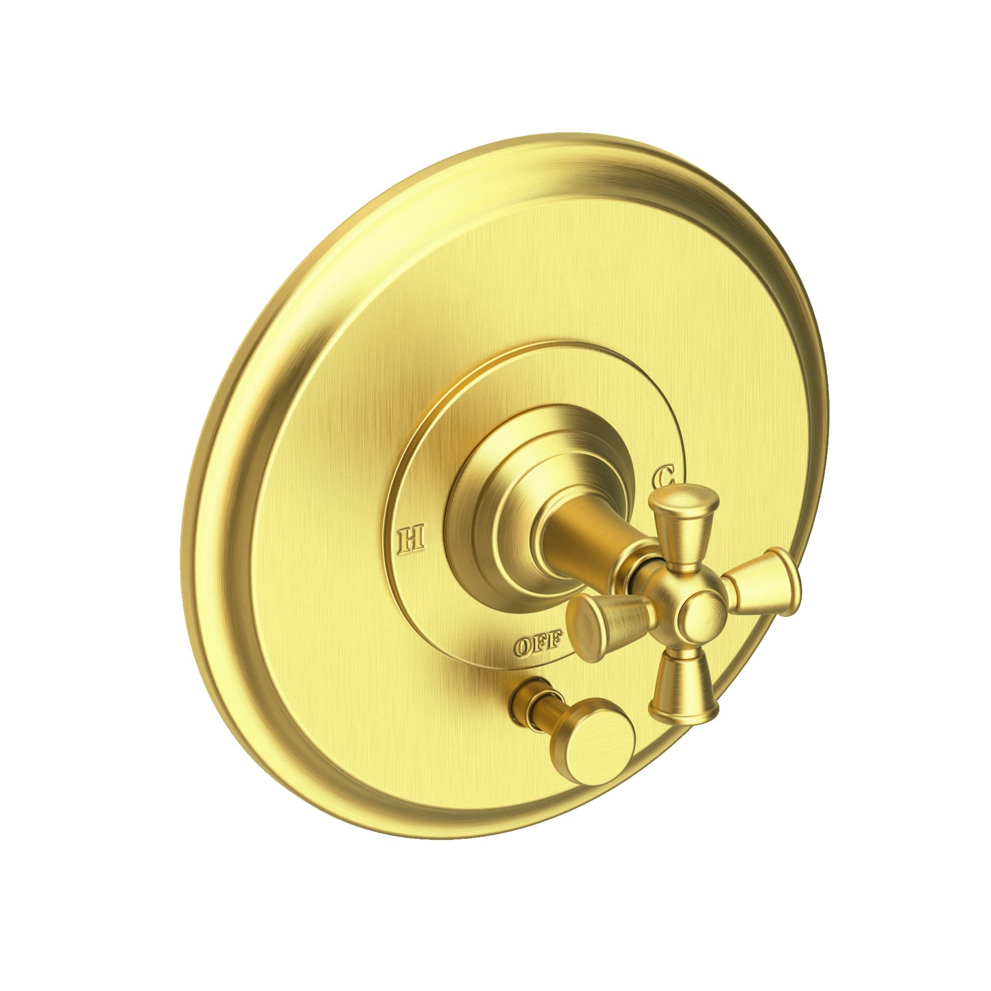 Newport Brass 5-2402BP Aylesbury Balanced Pressure Tub & Shower Diverter Plate With Handle