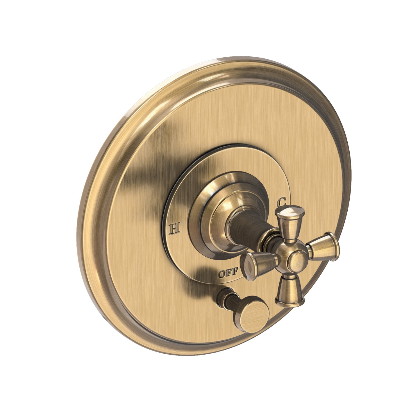 Newport Brass 5-2402BP Aylesbury Balanced Pressure Tub & Shower Diverter Plate With Handle